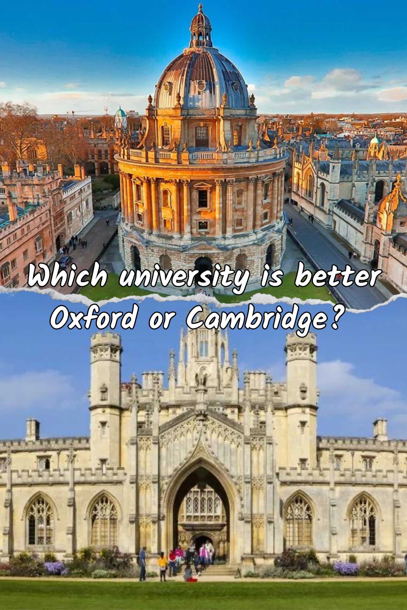 Oxford or Cambridge