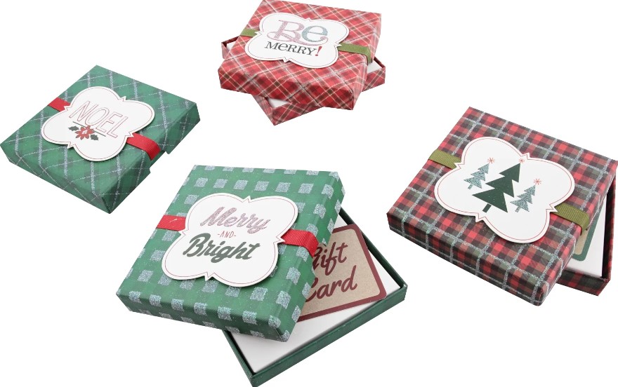 gift card boxes for christmas